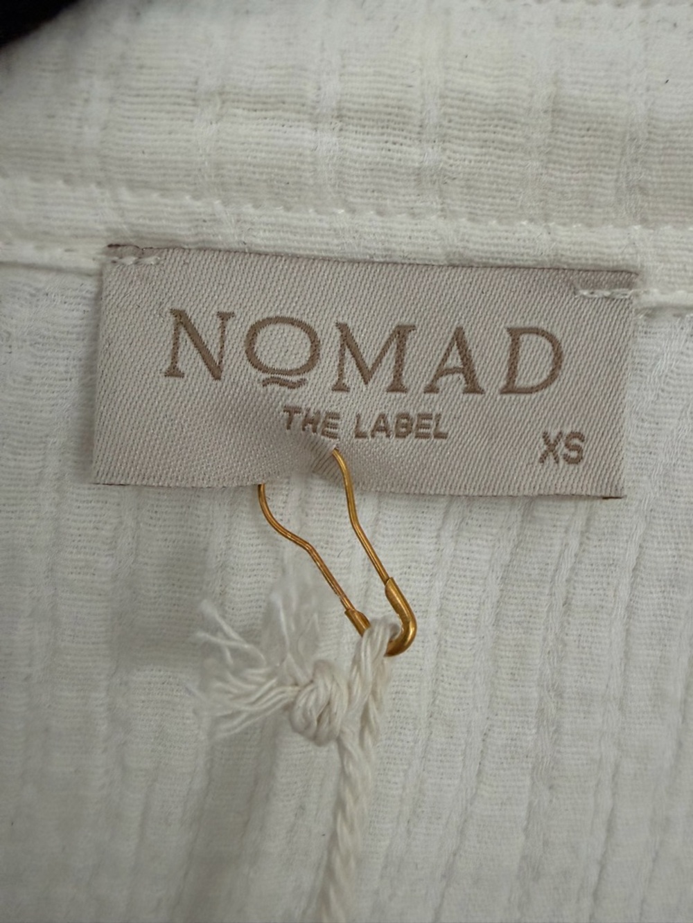 Nomad the Label Bria Mini Cotton Dress, Coconut, NWT - Picture 12 of 14